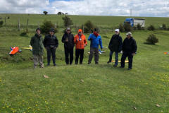A motley crew at Beeding Hill