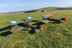 Grahame's SE5a and Les's Puppeteer GP