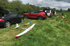 Robin's 3.5m Explorer and the crew at Ashurst 29th May