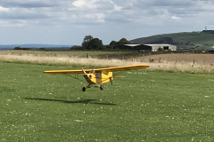 Mark’s Piper Cub landing