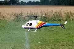 Equirell  helicopter with a 30 sized body and a 50 engine