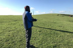 Mr Mem Sec at the controls of his Diana-2