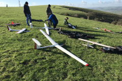 Slope Soaring at Firle Beacon