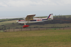 Mark Vale's IBIS landing after towing