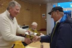 John Ivory, the overall winner is presented with his trophy