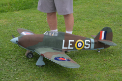 The chairman's Hurricane prior to its maiden flight.